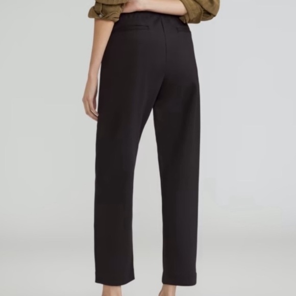 Everlane Black The Dream Pant Pull On Ponte Pants Straight Leg Sweatpants - Picture 7 of 12
